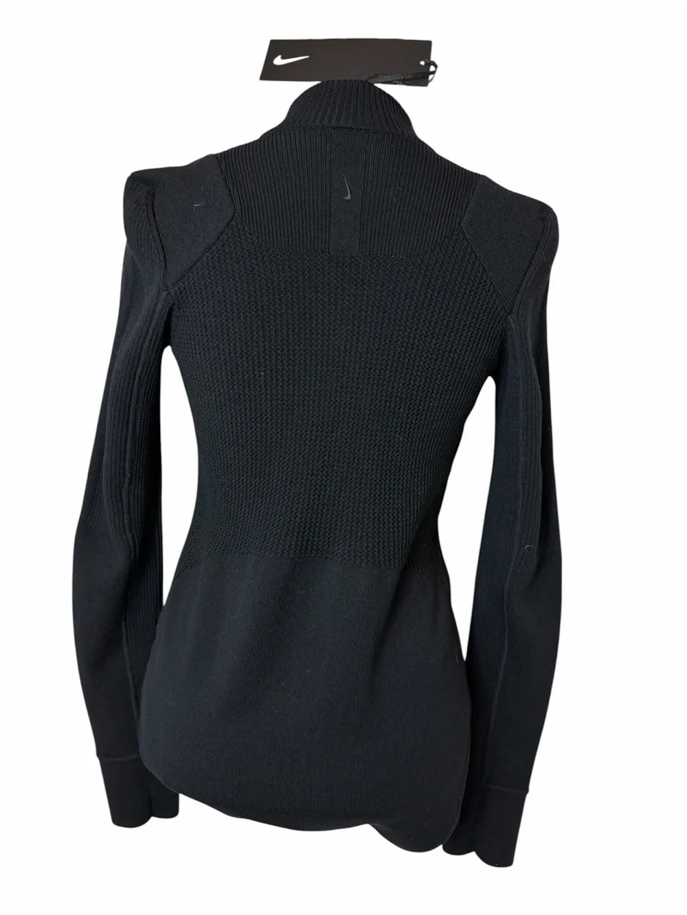 $400 NWT Nike Every Stitch Considered Made in Italy Rib Knit Wool Bodysuit